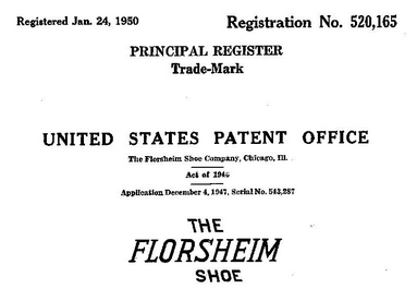 1947 THE FLORSHEIM SHOE