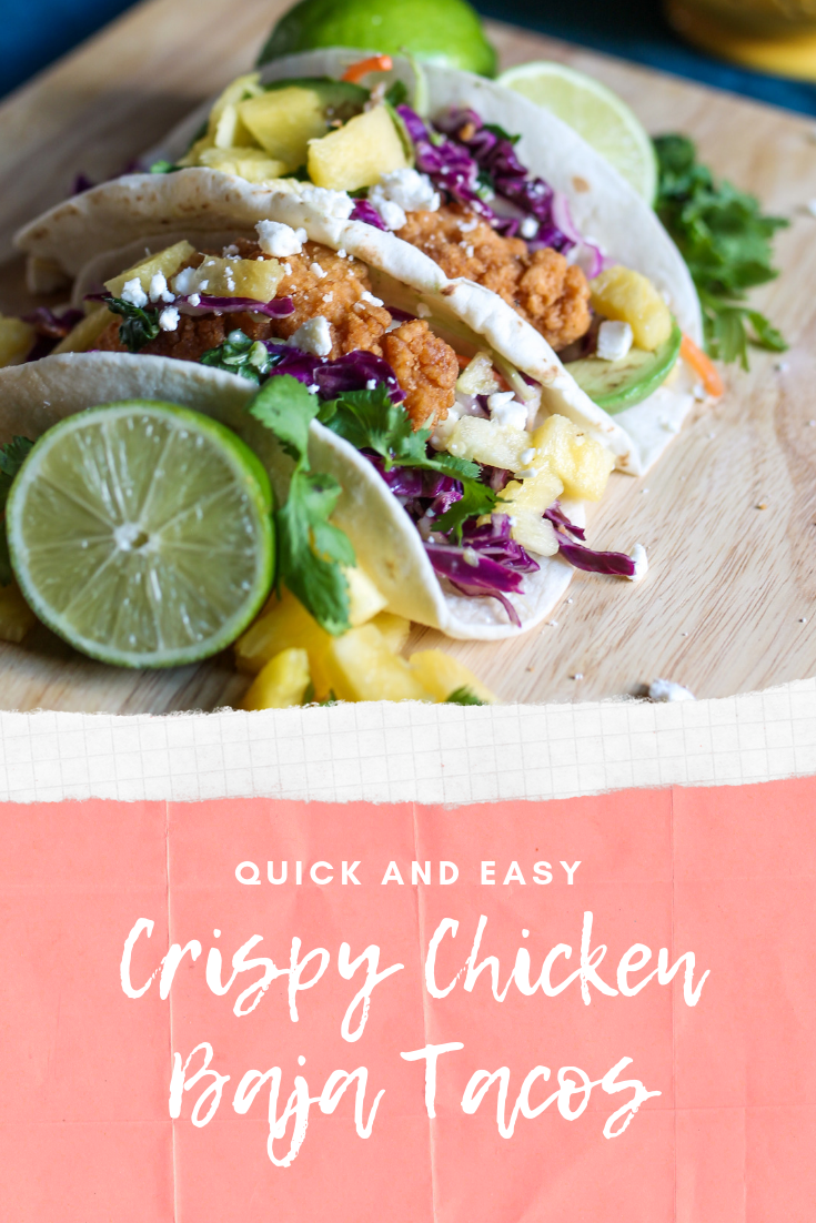 tacos // taco ideas // chicken tacos // fried chicken tacos // Tyson tenders ideas // chicken tenders recipes // what to make with chicken tenders // chicken tenders // chicken tacos recipes // easy meals // kid friendly meals // week night meal ideas // quick and easy meal ideas // easy meal ideas