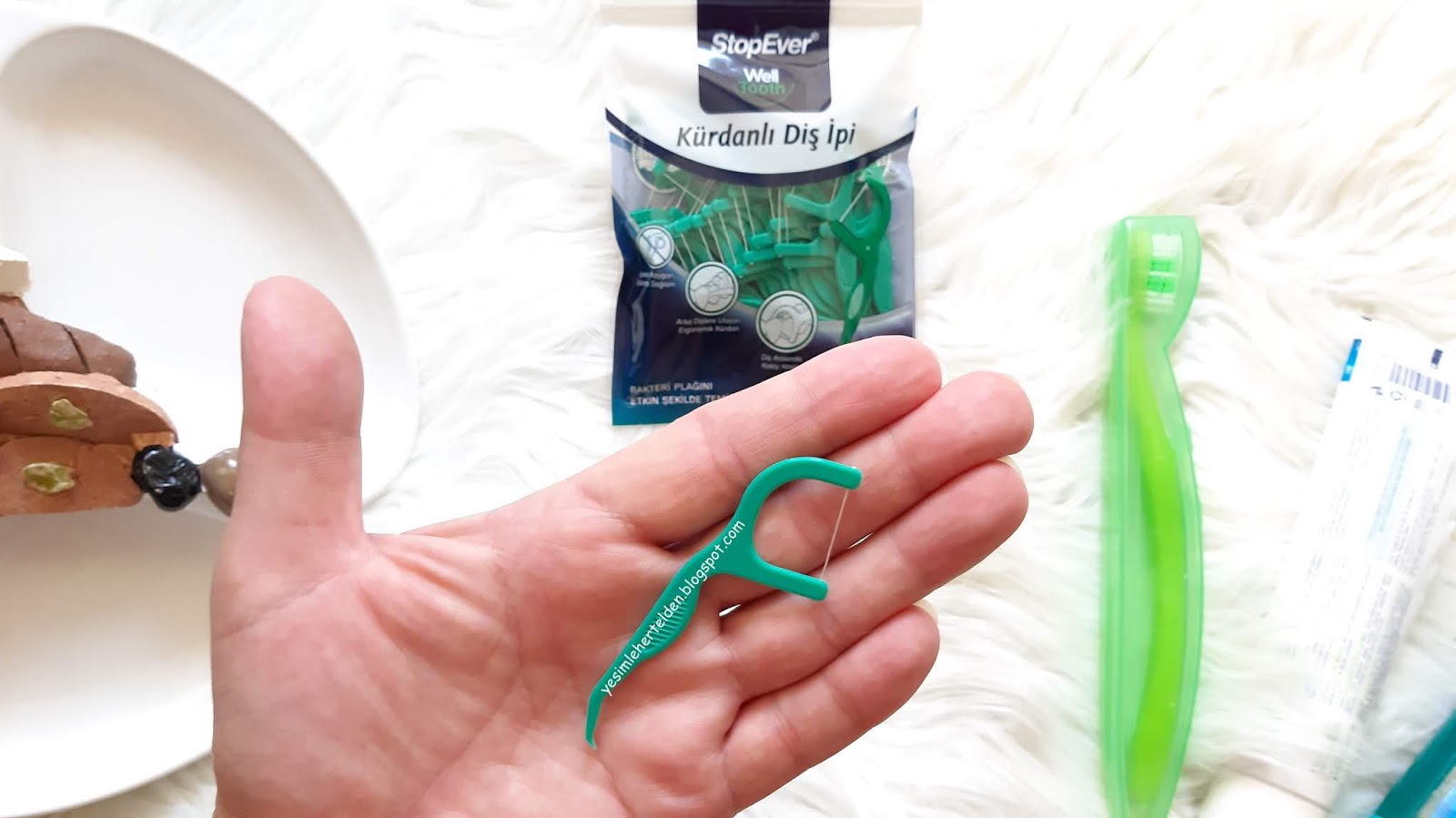 Stop Ever Well Tooth Kürdanlı Diş İpi Yeşimle Her Telden Hayata ve