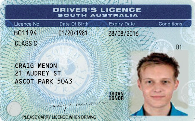 drivers license fake templates