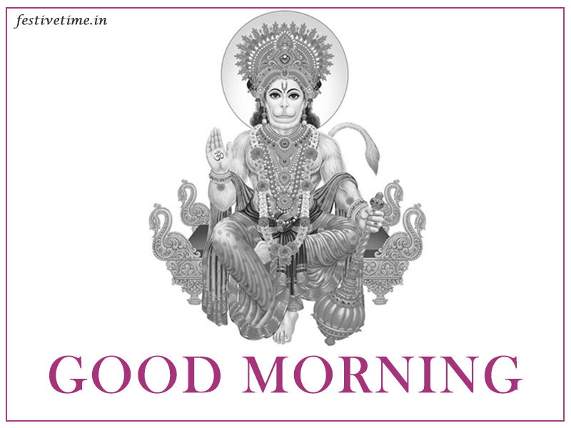 Best hd Good morning hanuman ji images 