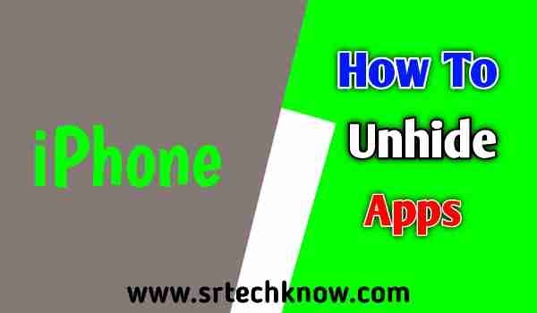 How to unhide apps on iphone in 2021