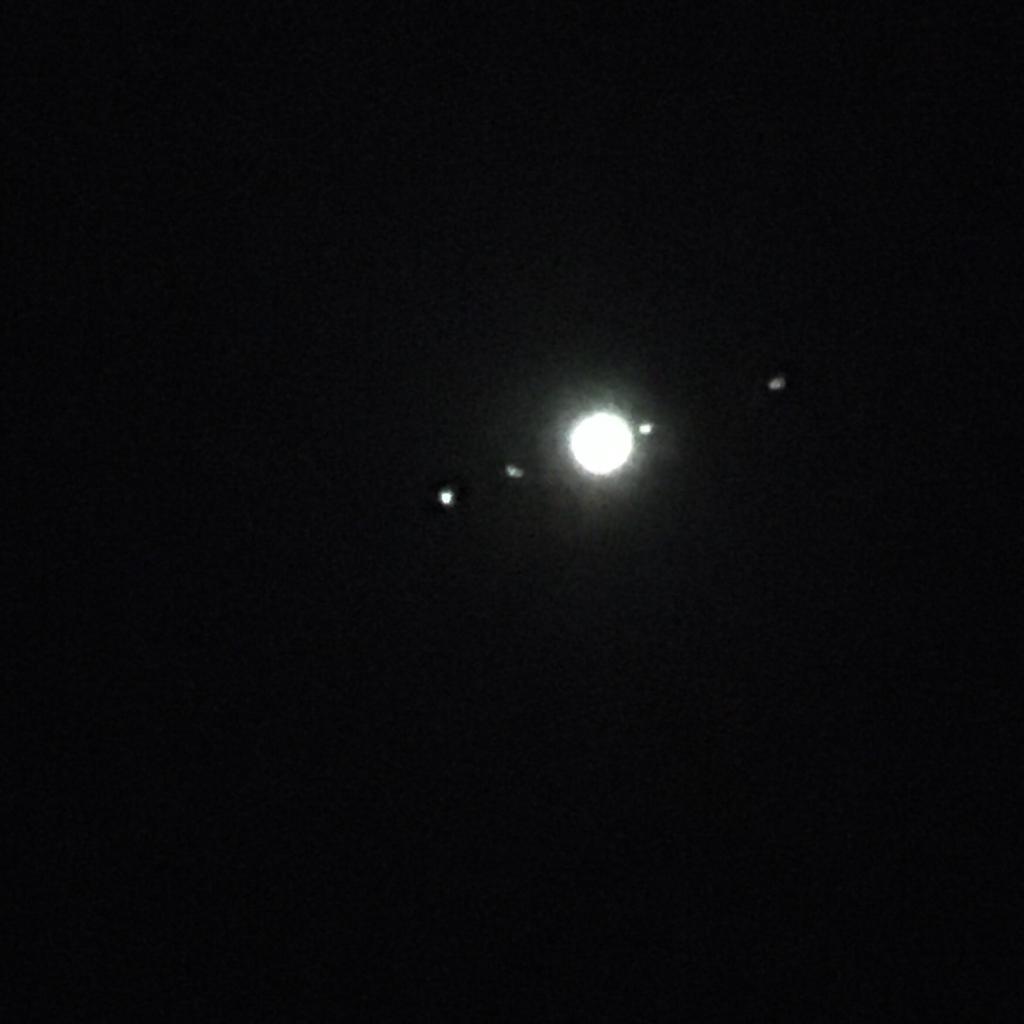 Jupiter y satélites Cielo 2020 AEA Bosque Animado Benarrabá