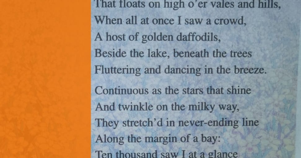 Lesson 5 The Daffodils questions answers Class 7 English