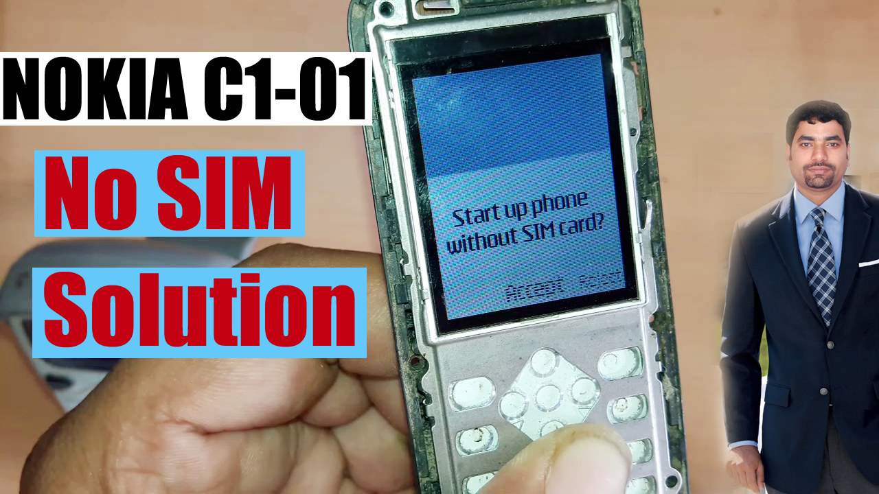 nokia c1 01 no sim insert sim solution 100 ok nokia c1 01 sim ic jumper free computer tricks