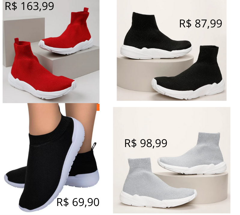 Pam Lepletier: Tendência 2021 - Tênis meia - sock sneakers e como usar