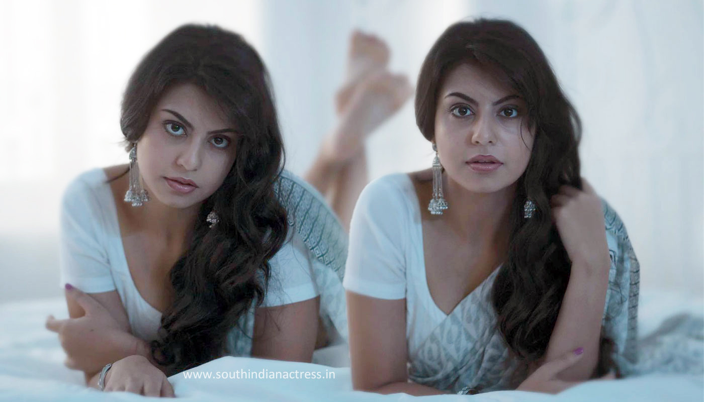 Sasha Singh In White Saree Photoshoot Stills Sasha-singh-12