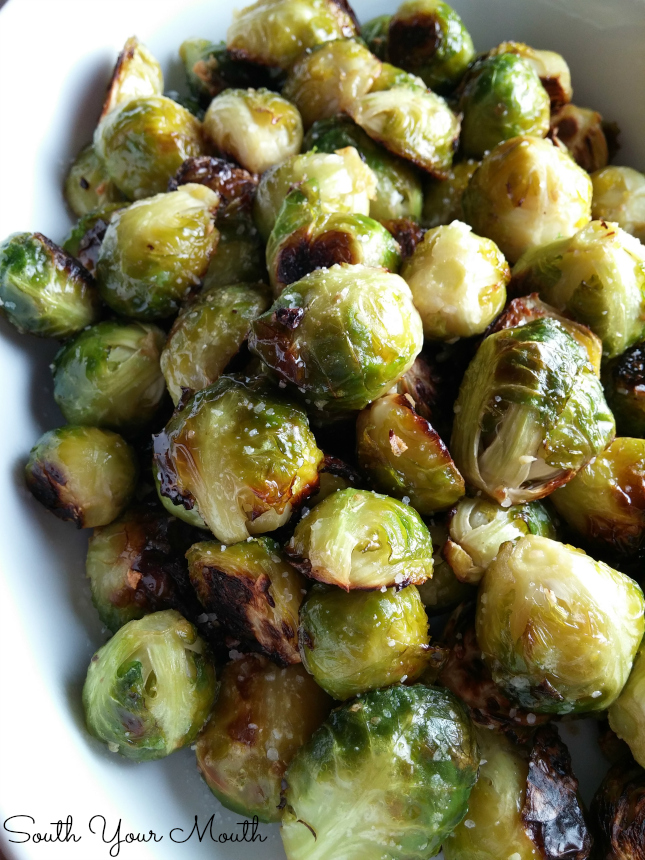 South Your Mouth Roasted Brussels Sprouts