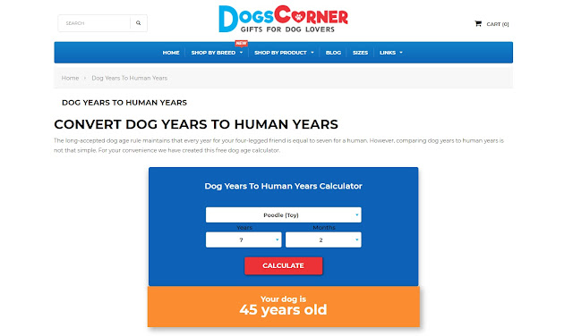 dogscorner dog years to human years calculator malaysia blogger