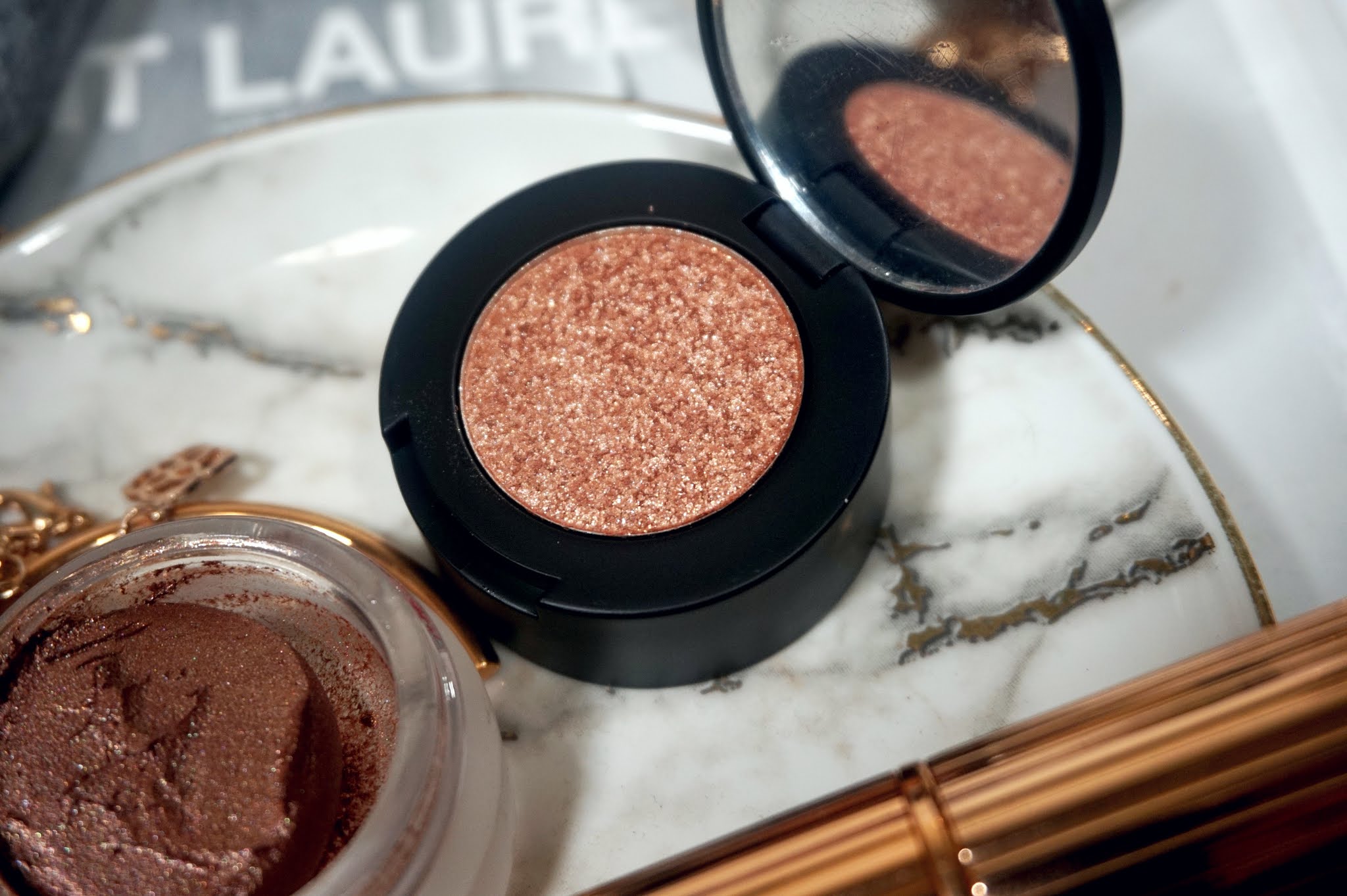 AURIC Cosmetics Smoke Reflect Cream + Powder Eye Shadow Duo Review and Swatches