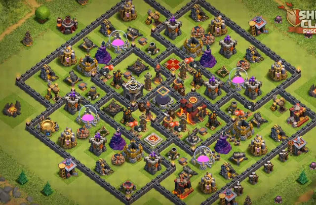 Base Town Hall 10 Clash of Clans Farming