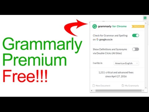 how to get grammarly premium free 2019