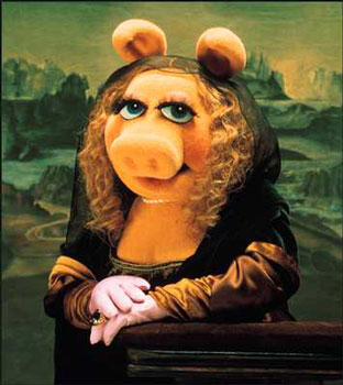 ALAS...WE CAN NEVER FORGET MISS PIGGY'S BEAUTY!