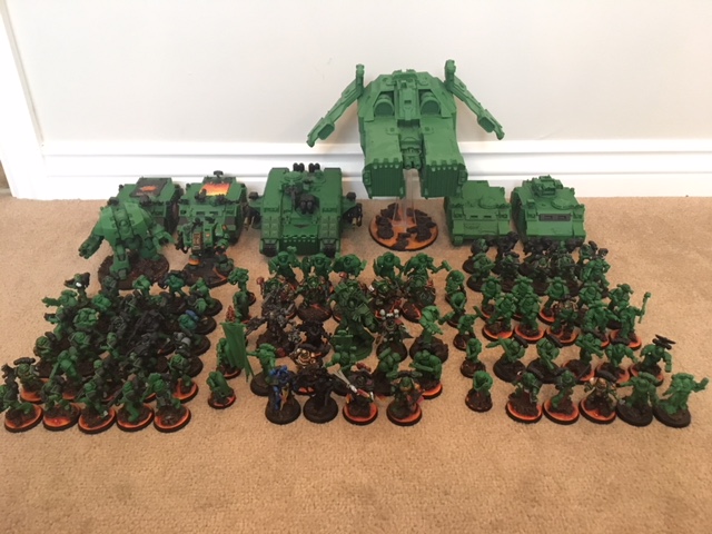 The Salamanders are the Sons of Vulkan - Warhammer 40,000