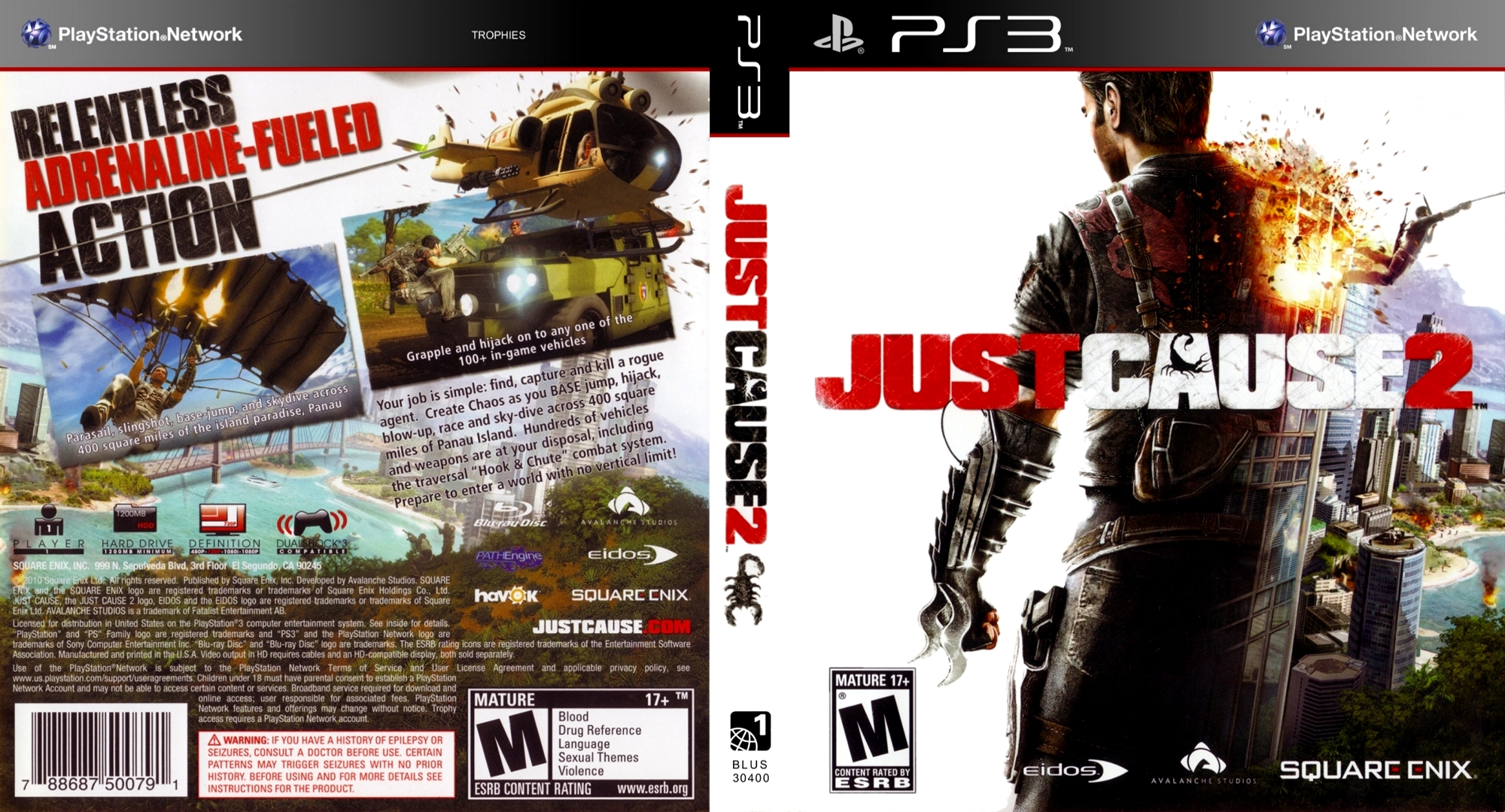 PS3HANHENCFW: JUST CAUSE 2. PS3/ISO.