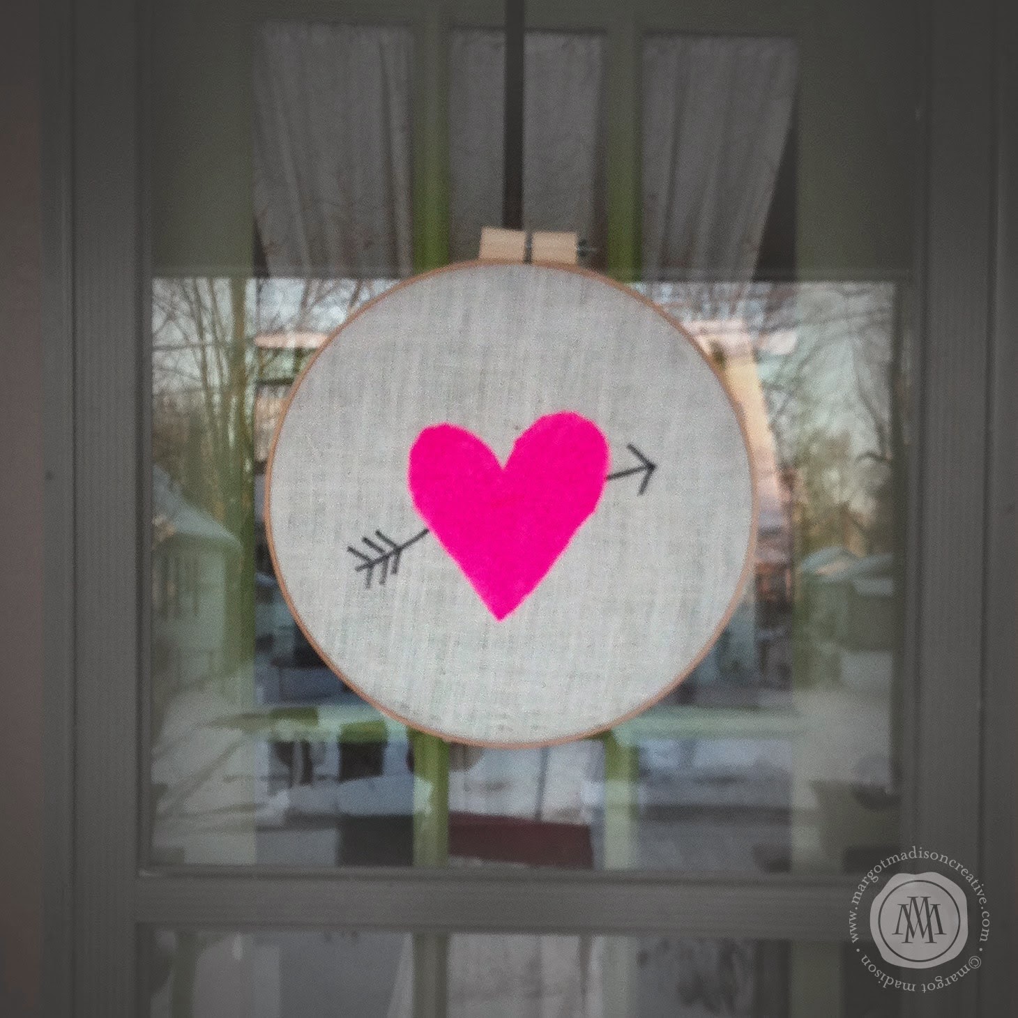 MargotMadison: A DIY Valentine Door Decor