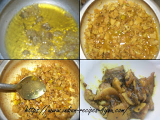 Mutton ojhri in South Indian Style