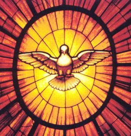 La Paz siempre se ha representado en forma de Paloma.  Esta es la imagen que evoca el Espíritu Santo en la Basílica de San Pedro.