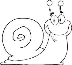Snail coloring page 2
