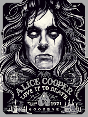 Alice Cooper: Love It to Death Screen Print by Ghoulish Gary Pullin x Collectionzz