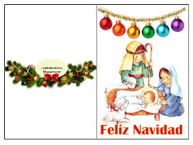 tarjeta de navidad para imprimir