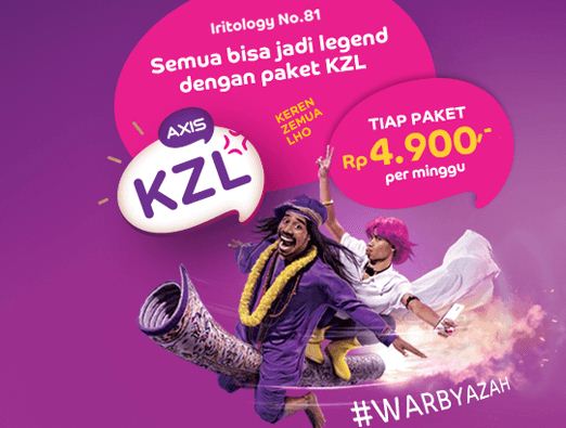 Blogku: Axis Paket Internet KZL Yang Benar-benar Bikin KeZeL!!