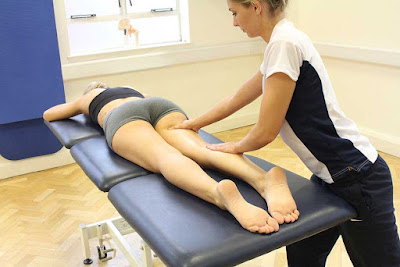 Lymphatic masage techniques given by trained therapist