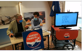 LA NOSTRA CONFERENZA STAMPA DEL 10/9 CON "ADESSO TRIESTE"