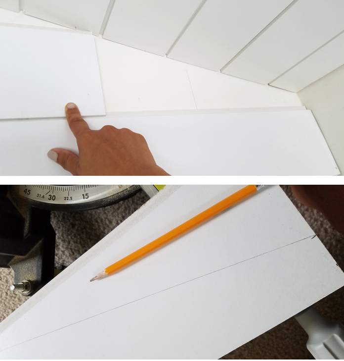 Bathroom Renovation How to Install Real Shiplap Remodelando la Casa