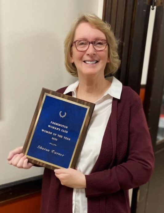 Sharon Turner Awarded Woman of the Year by Woman’s Club at Town Meeting