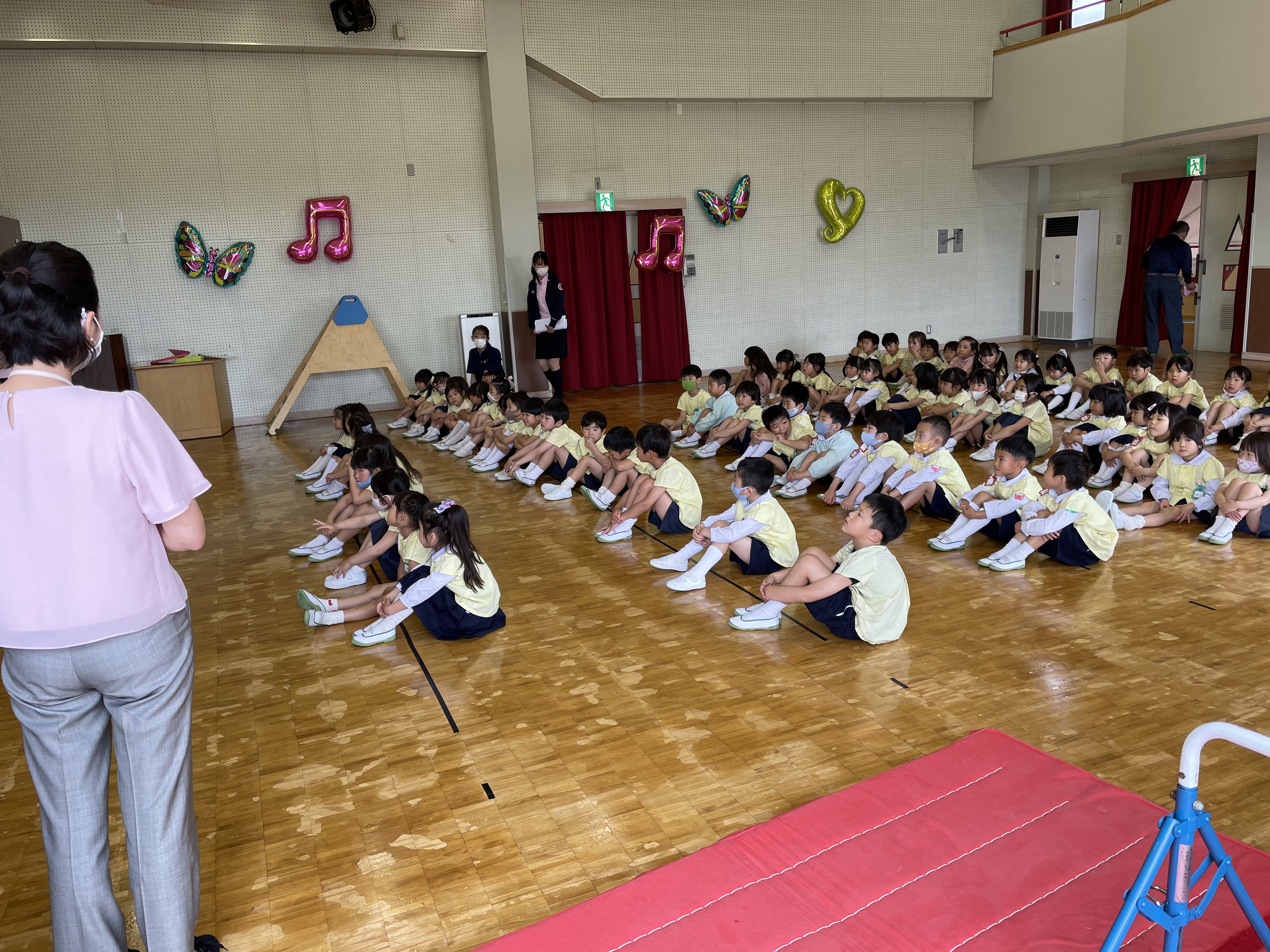 せいか幼稚園blog ５歳児 マーチング曲 楽器発表