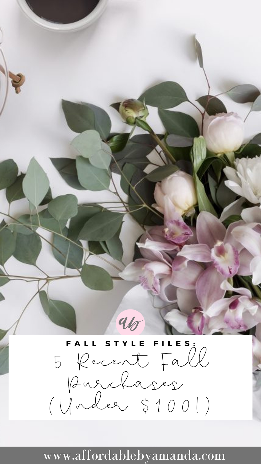 5 Recent Fall Purchases Under $100.00 - Affordable by Amanda Shares her top 5 recent fall purchases including a corduroy mini dress from target, a satchel from Francesca's, a LOFT floral dress, and a blazer from Topshop. Everything is under $100 for this fall list of recent purchases.