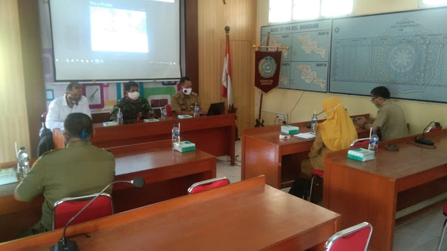 Danramil 22 Wonosari Hadiri Rapat Koordinasi Tata Cara Ibadah Jelang New Normal   