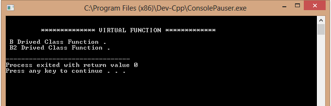Virtual Function in C++ - PProgramming