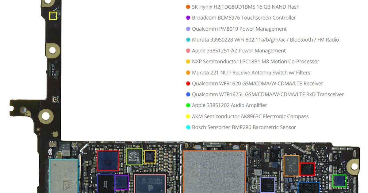 Schematic Iphone 7 Plus Parts Diagram - Inside Iphone 4s Components 4