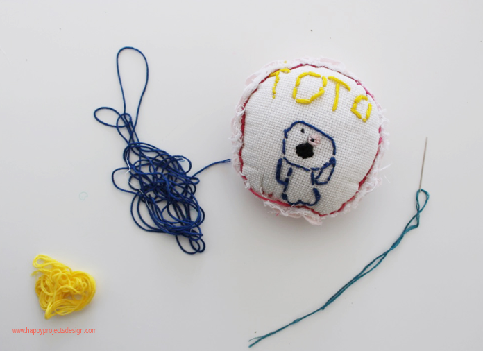 coser con niños diy cojín