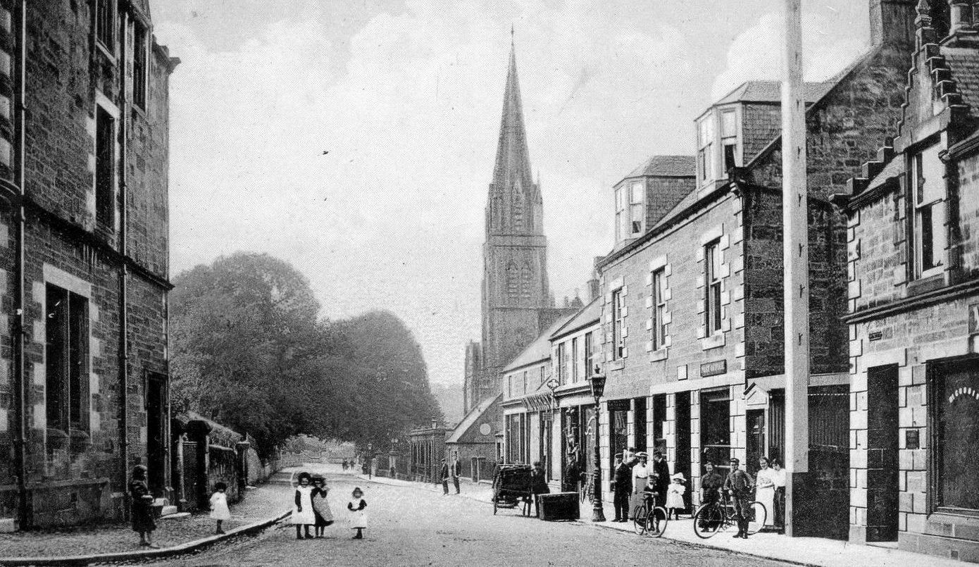 Tour Scotland Old Photograph Ayr Road Cumnock Scotland