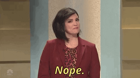 Cecily Strong nope gif reaction