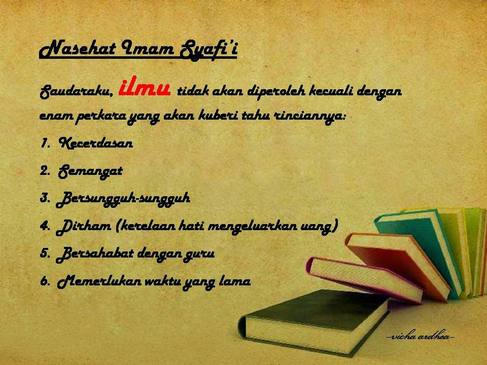 64 Kata Bijak Islami Imam Syafi I