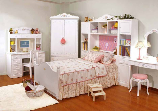 Contoh desain kamar tidur anak perempuan sederhana Contoh desain kamar tidur anak perempuan sederhana