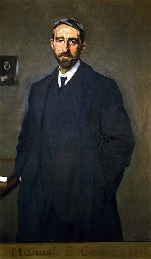 Manuel Bartolomé Cossío, Joaquín Sorolla Bastida, Retratos de Joaquín Sorolla, Joaquín Sorolla y Bastida, Retrato de Manuel Bartolomé Cossío, Joaquín Sorolla, Pintor español, Bartolomé Cossío, Retratista español, Pintores Valencianos