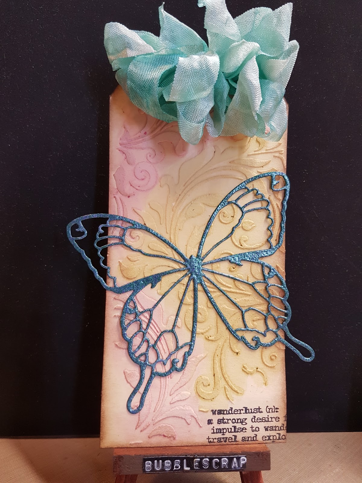 Craft projects by Bubblescrap: Emerald creek embossing powders