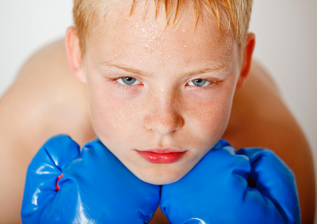 niño boxeador