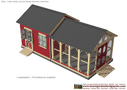 plans chicken combo coop cb201 sheds construction garden shed storage