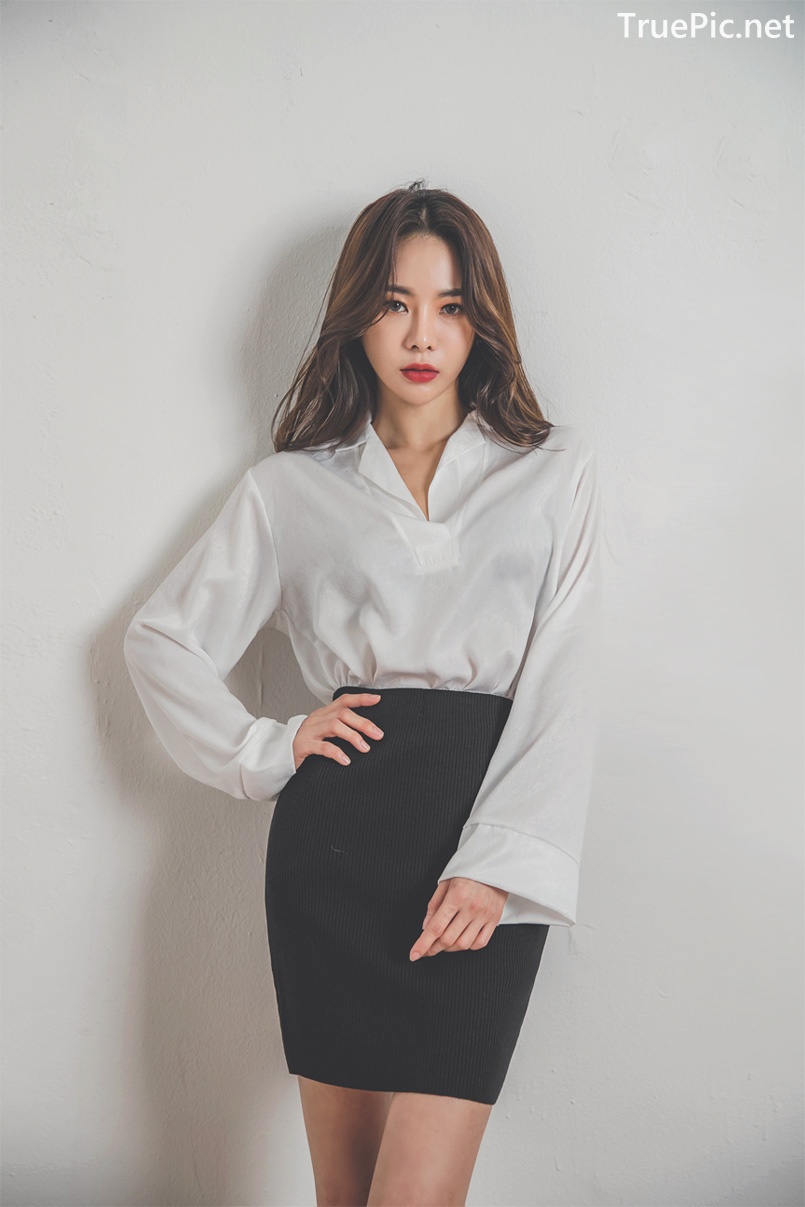 Image Korean Fashion Model - An Seo Rin - Office Dress Collection - TruePic.net - Picture-45