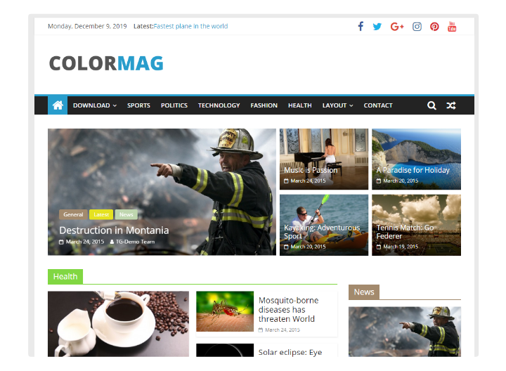 ColorMage WP theme