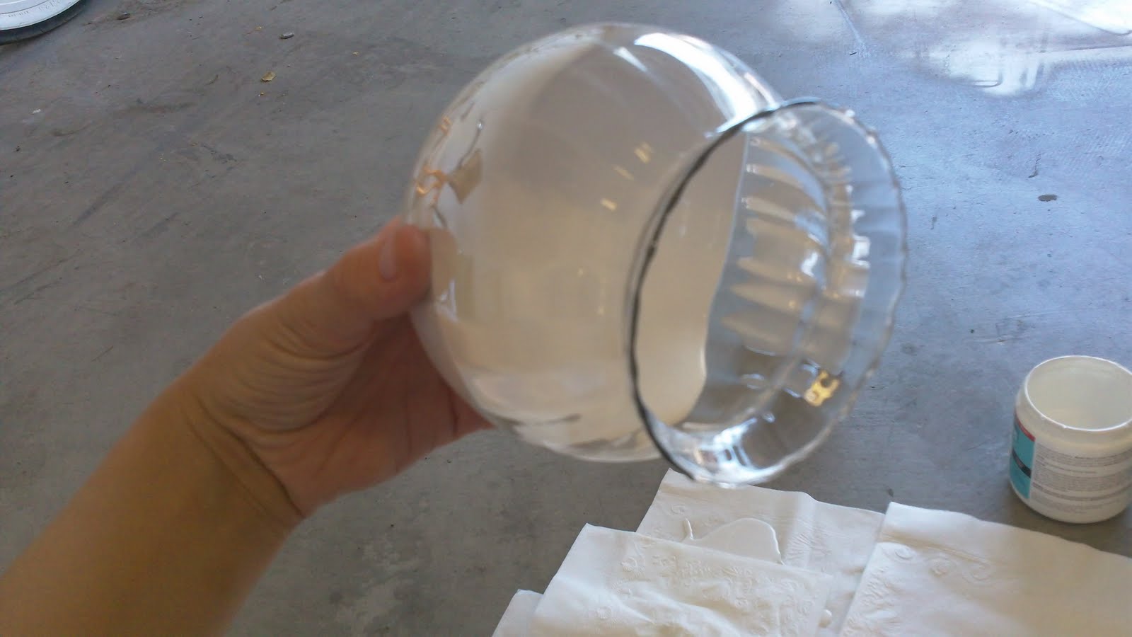 The Johnston's {DIY painted vases}