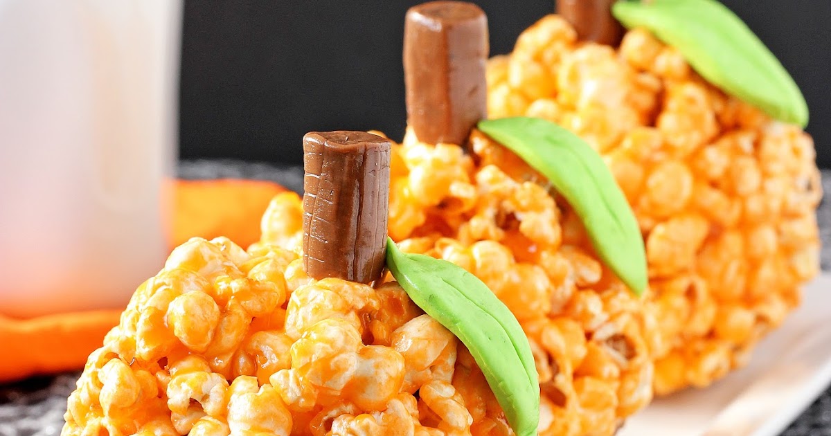 Pumpkin Popcorn Balls Cooking on the Front Burner