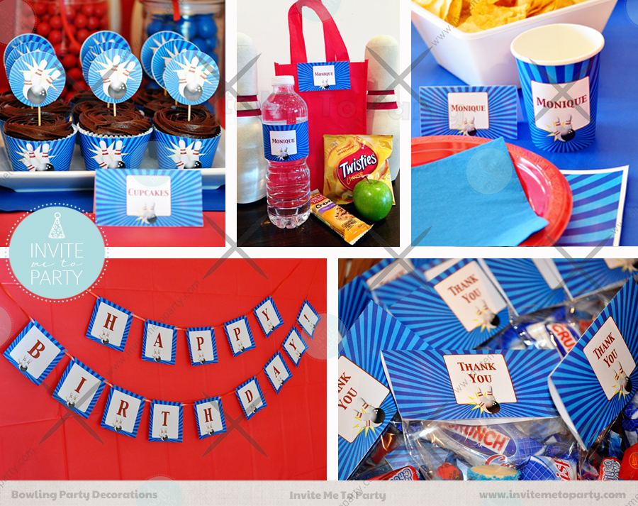 Invite Me To Party Ten Pin Bowling Party Bowling Party