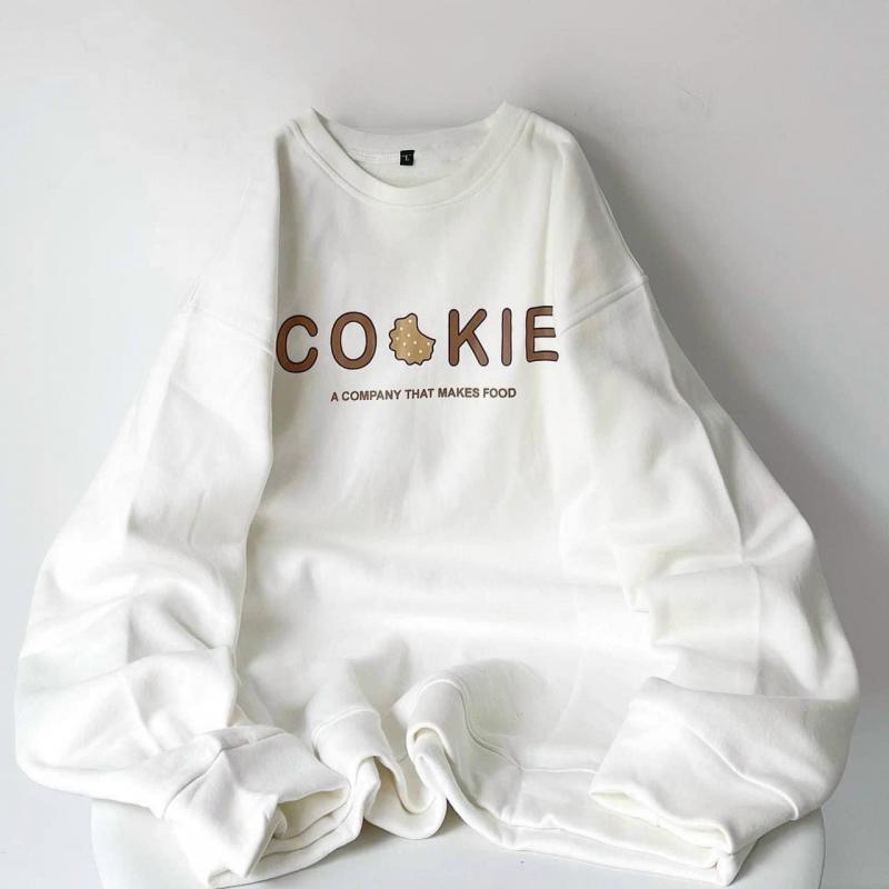 Áo Sweater Hoạt Hình Cookie Cao Cấp